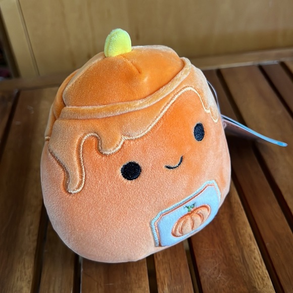 *CROSS LIST* NWT 8” & 5” SET Misha Pumpkin Candle Squishmallows Halloween fall - Picture 6 of 11